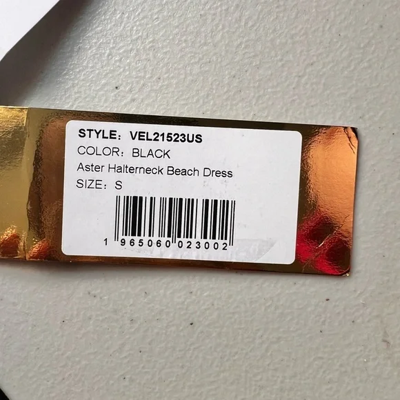 NWT Patbo Aster Halterneck Beach Dress Size Small Maxi Cut Out - Picture 5 of 8